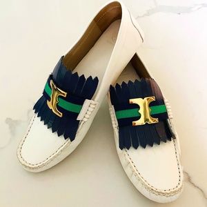 Tory Burch Gemini Link Driver Loafers